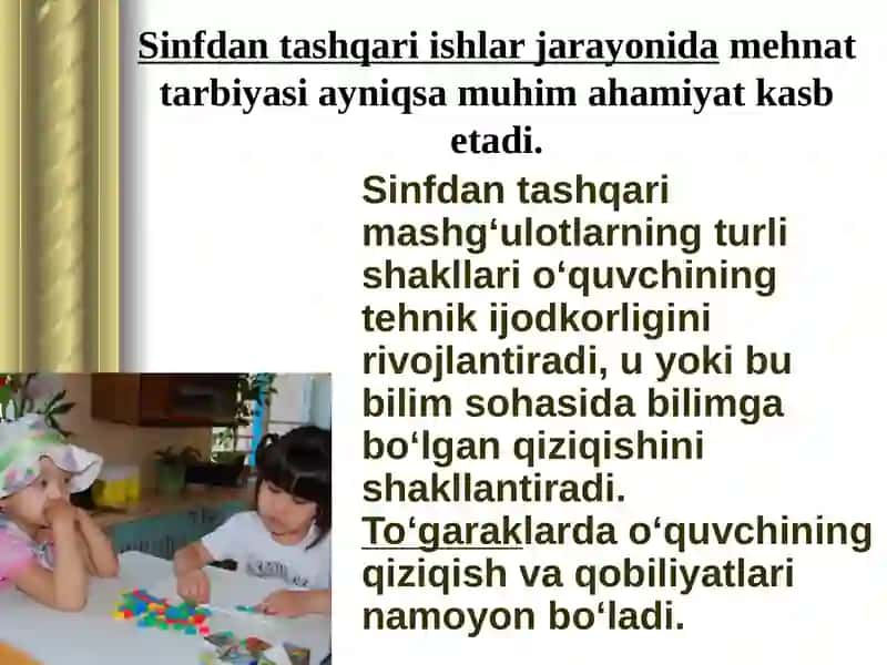 Mehnat Tarbiyasi 4