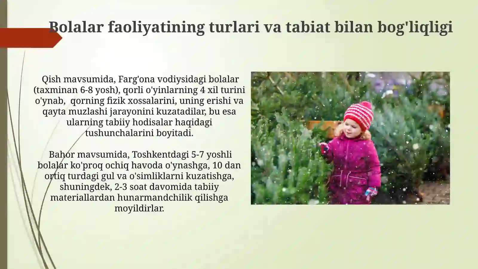 Bolalarning tabiatdagi kuzatuvlari: Bahor 4