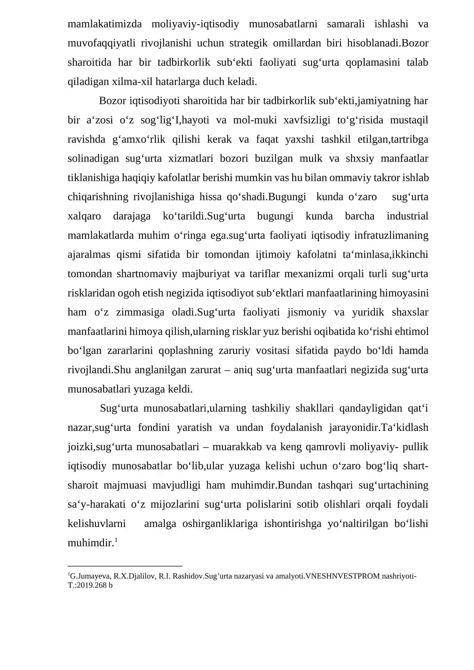 Оʻzbеkistоndа sugʻurtа tizimining shаkllаnish tаriхi vа rivоjlаnishi 4