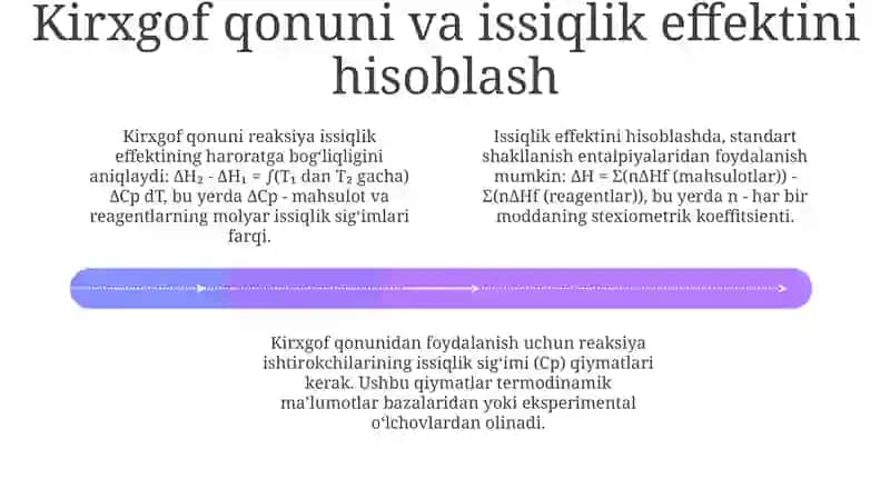 Issiqlik effektini temperaturaga bogʻliqligi 4