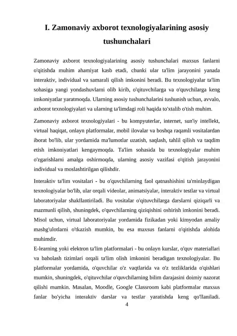 Zamonaviy axborot texnologiyalari 4