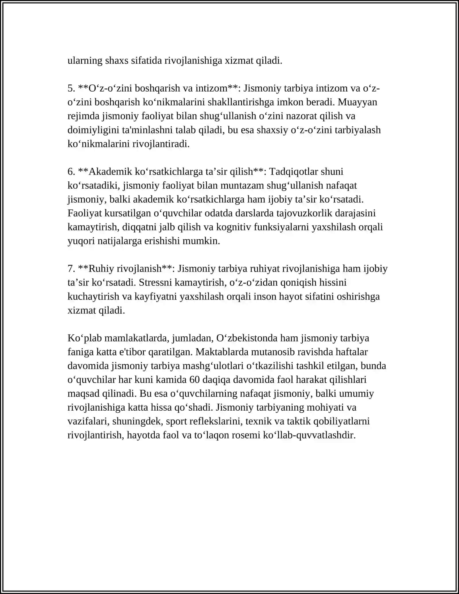 BOLALAR JISMONIY JISMONIYSI TARBIYA FANINING UMUMIY MASALALARI 4