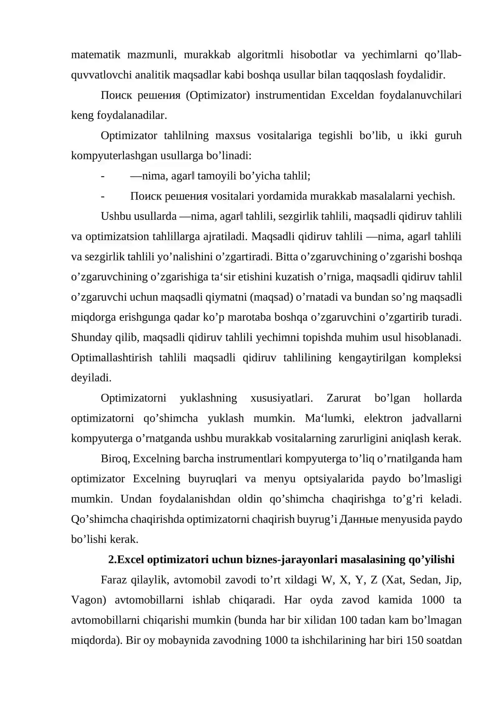Biznes analitikada axborot texnologiyalari.(1-qism) 4