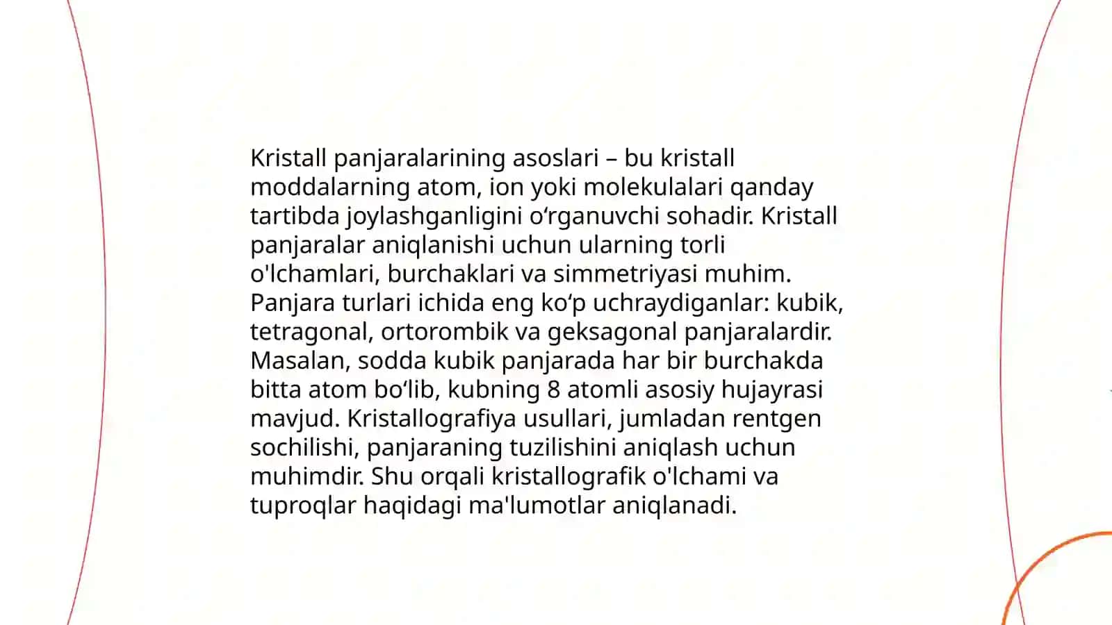Kristall panjaradagi difraksiya hodisasi. Bregg qonuni 4