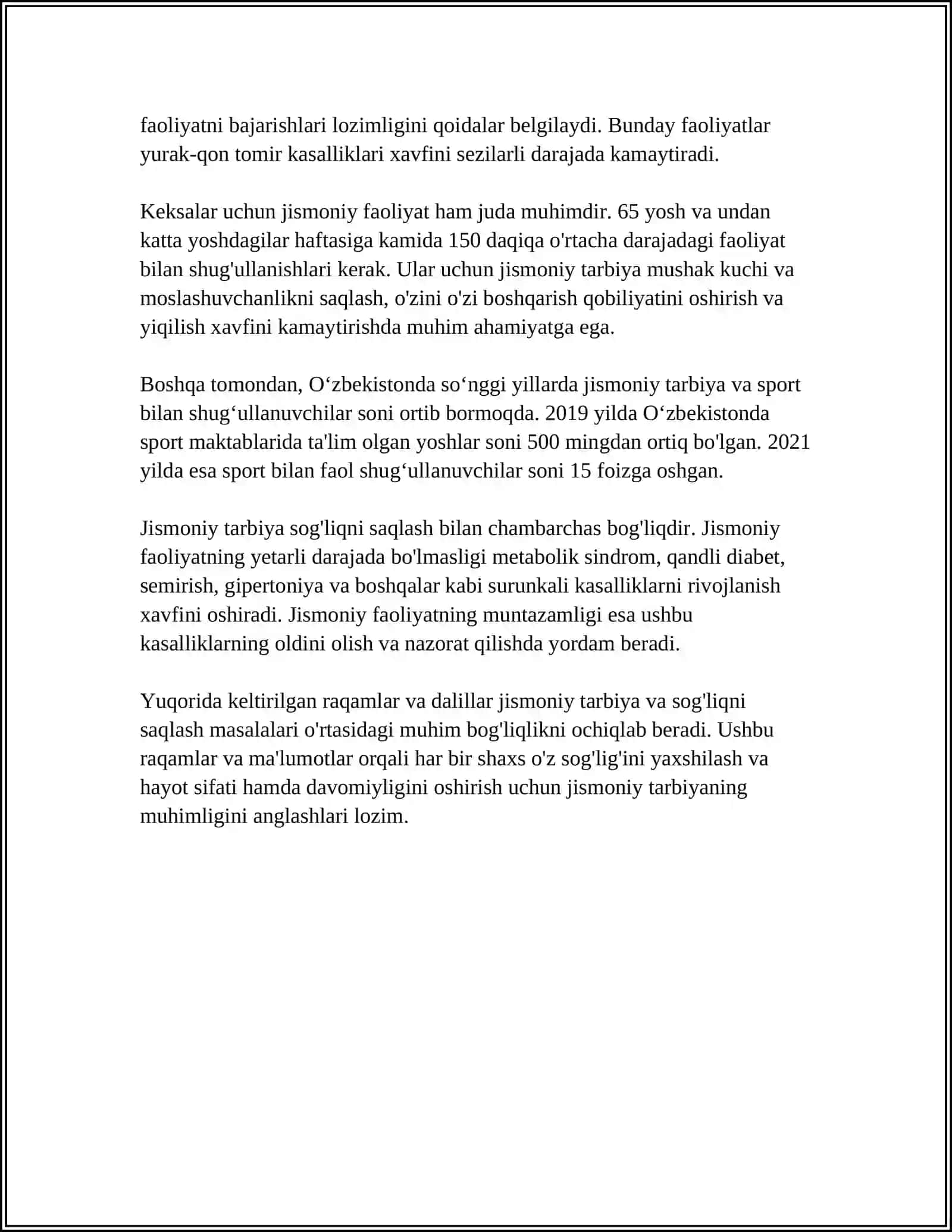 Jismoniy kuchni rivojlantiruvchi mashqlar 4