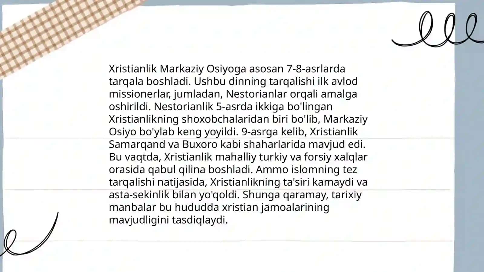 Xristianlik tarixi va ta'limoti 4