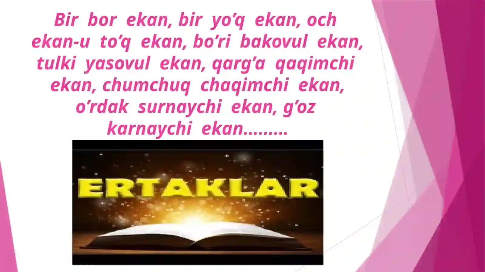 Ertaklar - Yaxshilikka Yetaklar 4