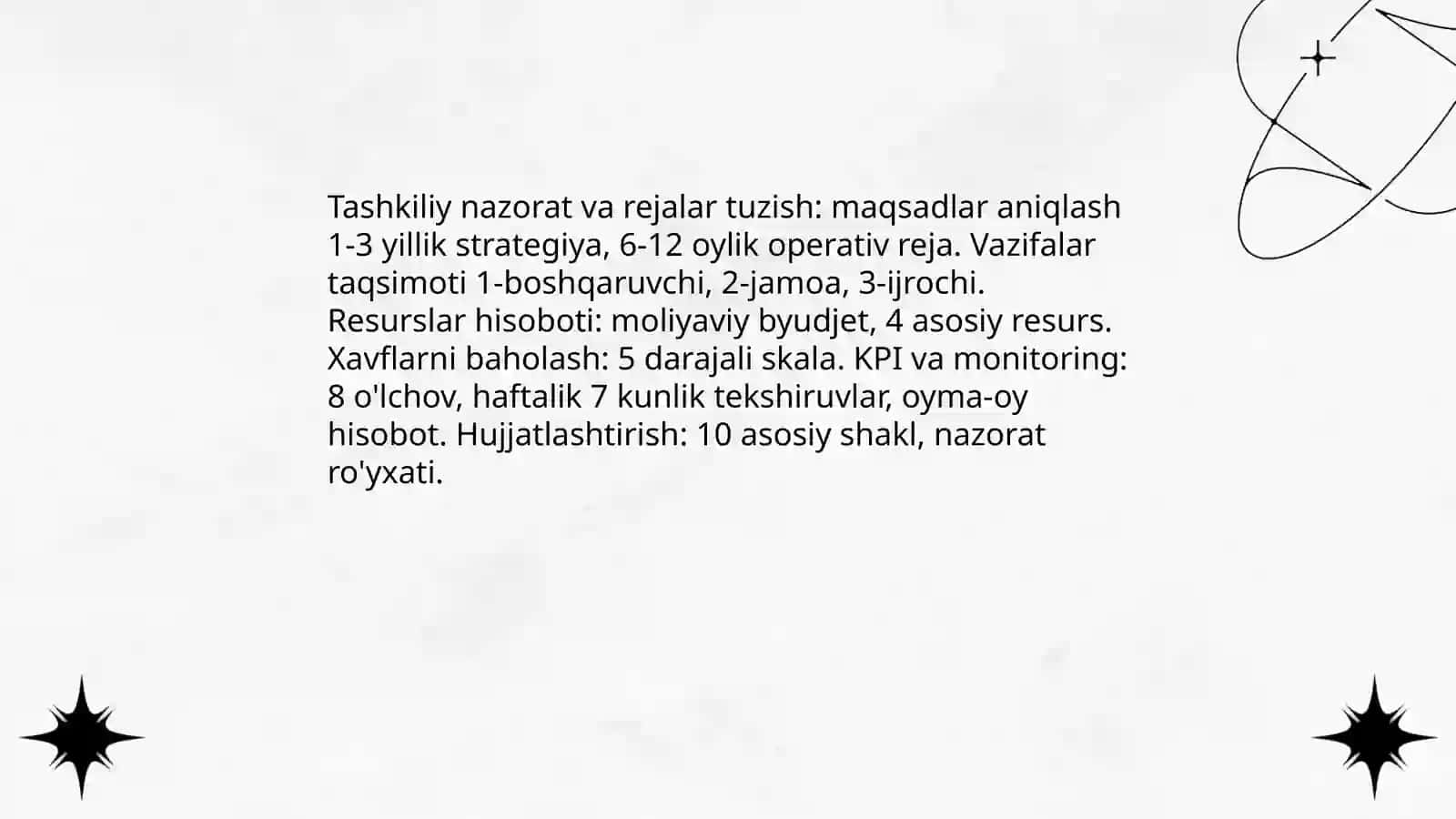 Toʻgarak ishlarini tashkil qilish tushunchasining talqini 4