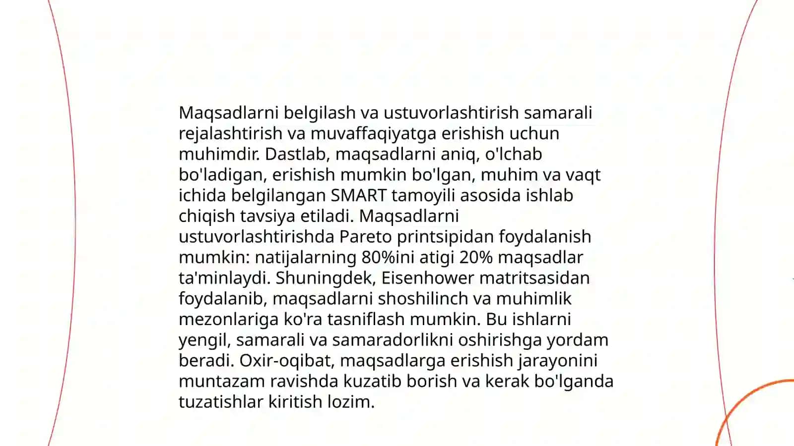 Vaqtni rejalashtirishdagi samarali usullari 4