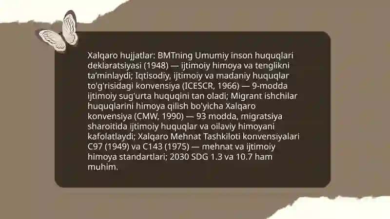 Migrantlar bilan ijtimoiy ishning huquqiy asoslari 4