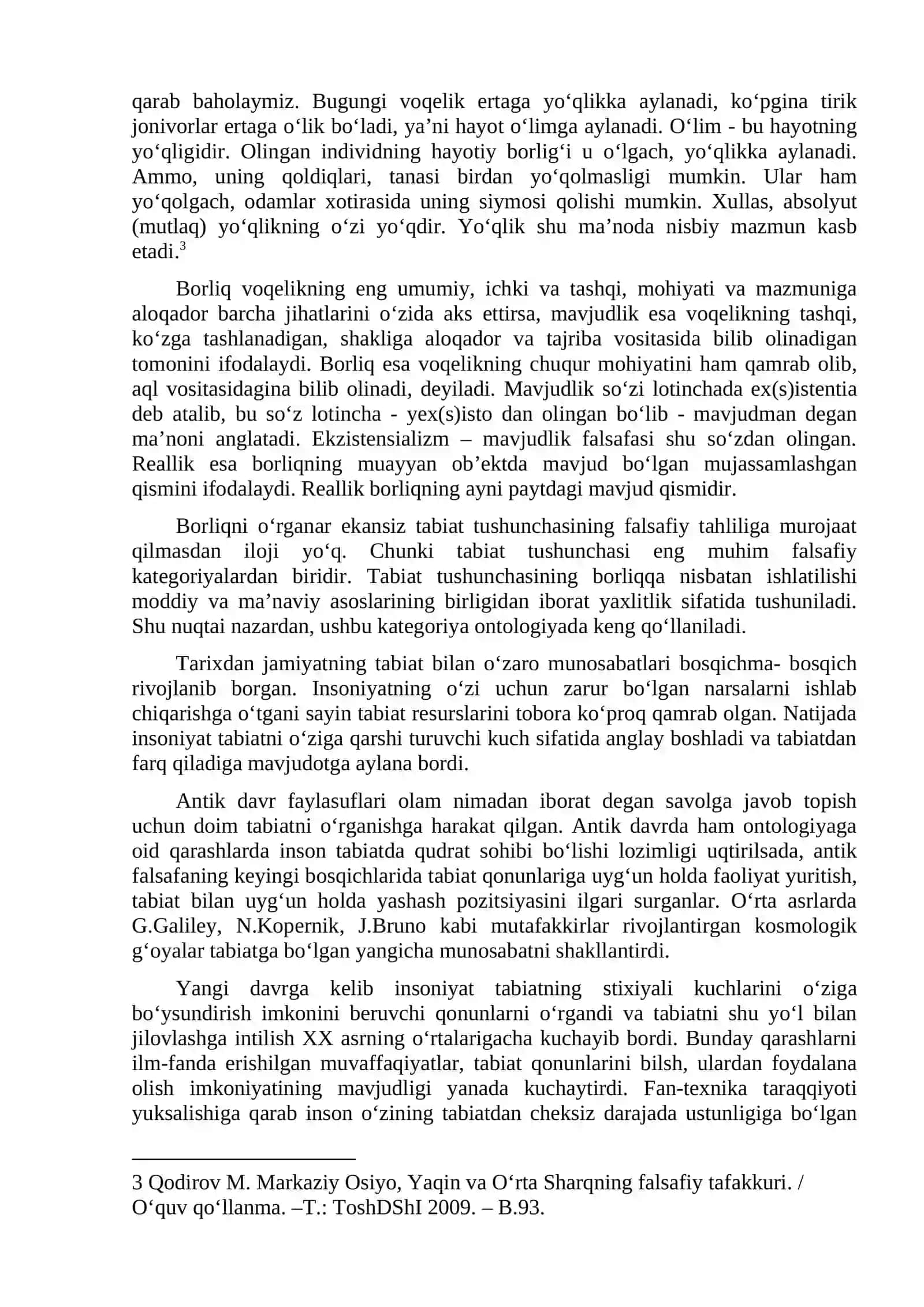 Borliq falsafasi (Ontologiya) 4