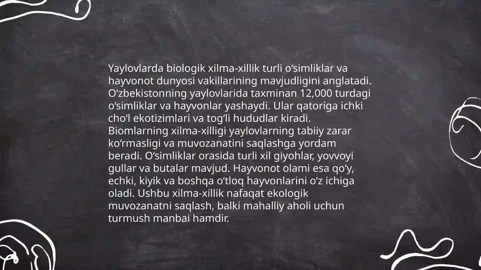 Yaylov ekotizimlari 4