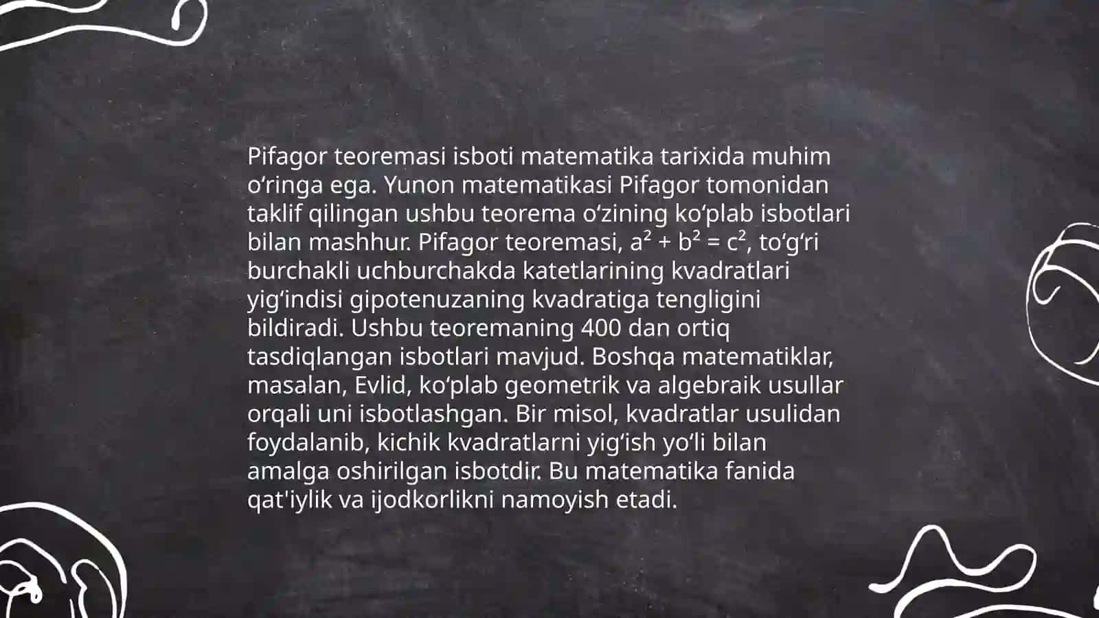 Pifagor teoremasi 4