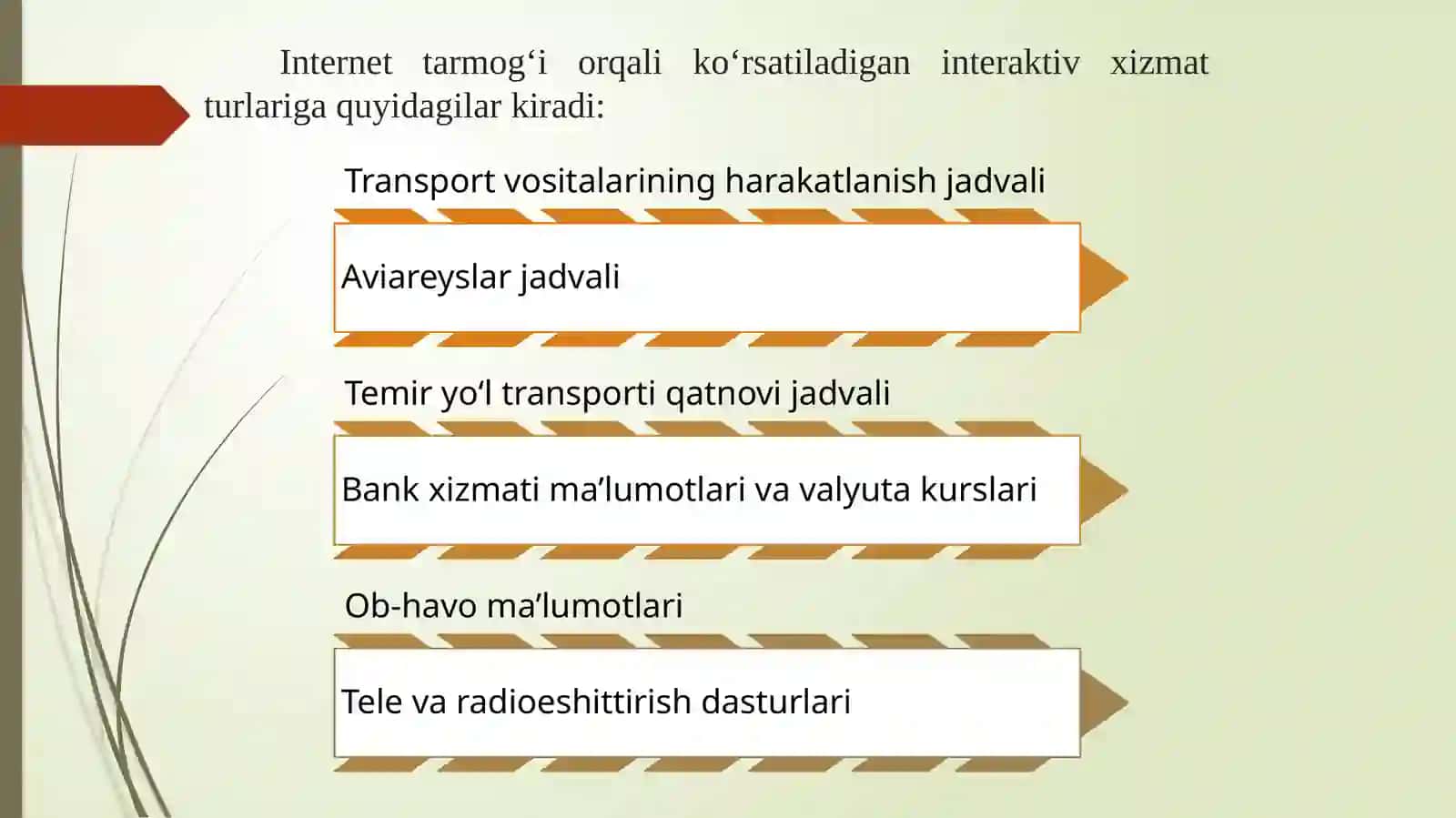 Soha axborot tizimlarining interaktiv xizmatlari 4