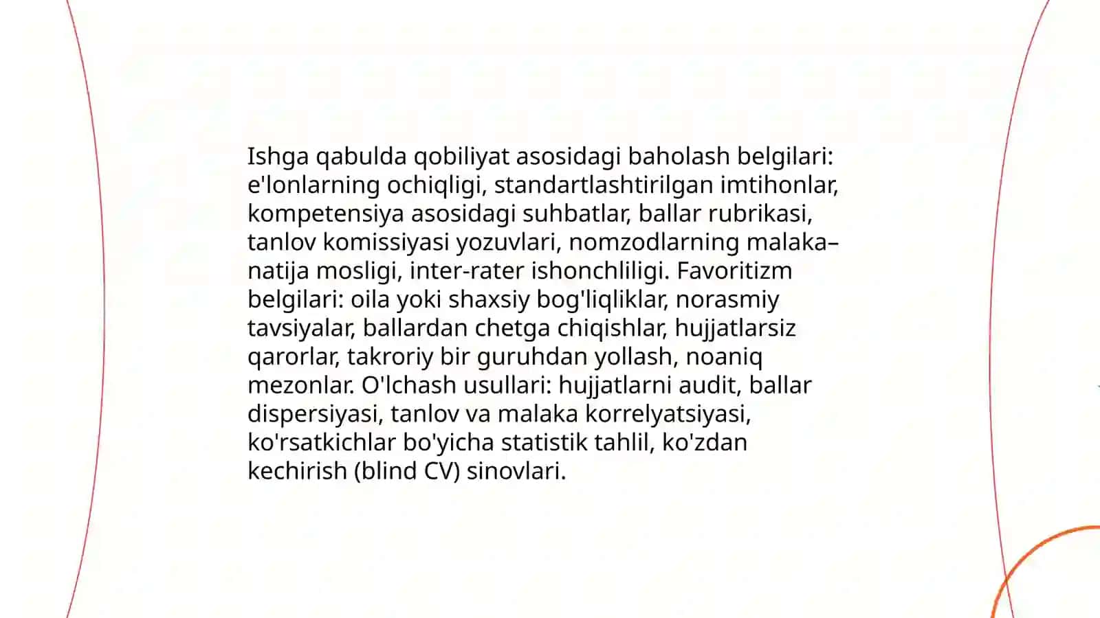 Meritokratiya va favoritizmning taʼrifiy farqlari kadr siyosatida 4