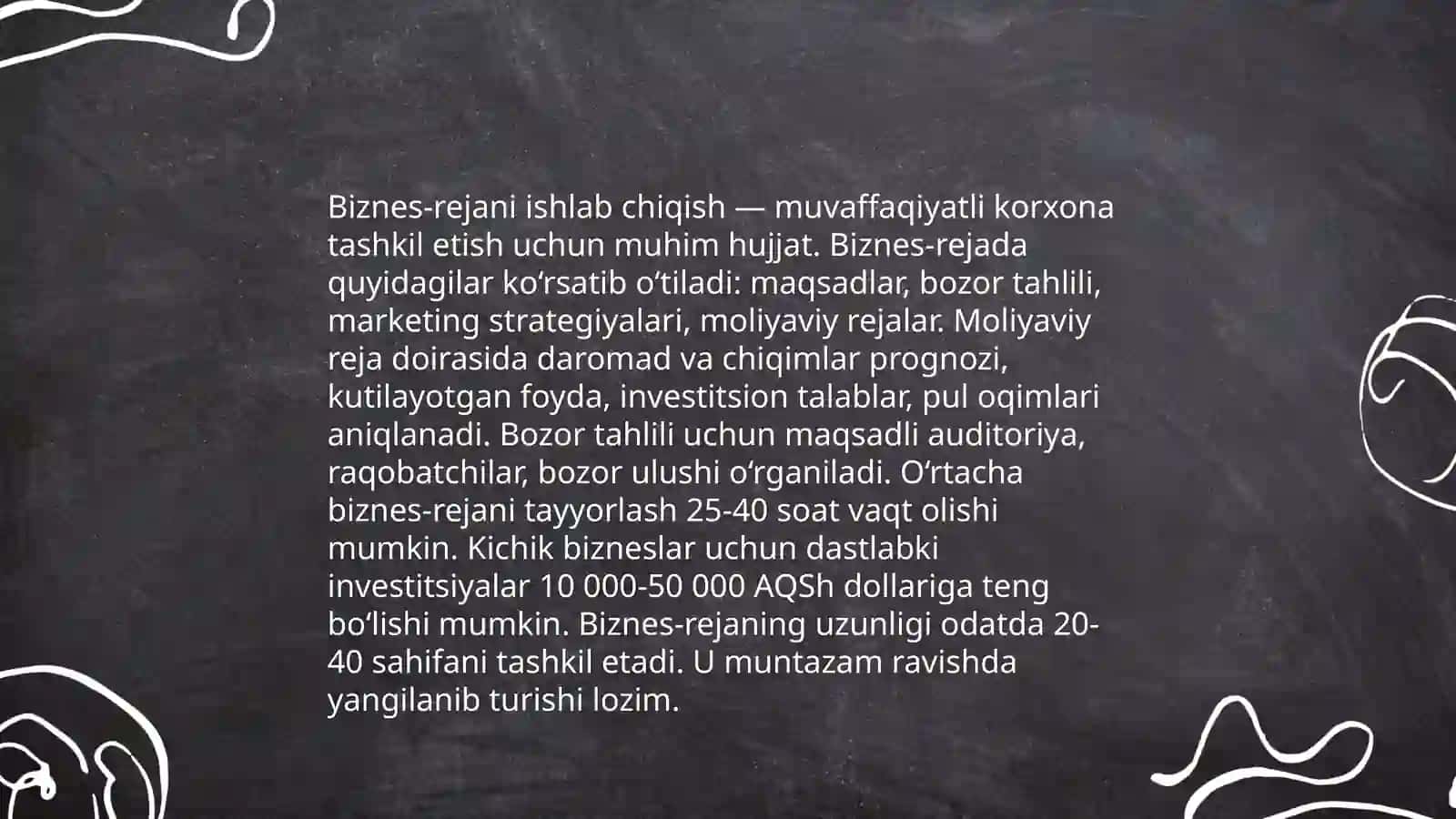 O’zbekistonda yangi korxonani tashkil etish asoslari 4