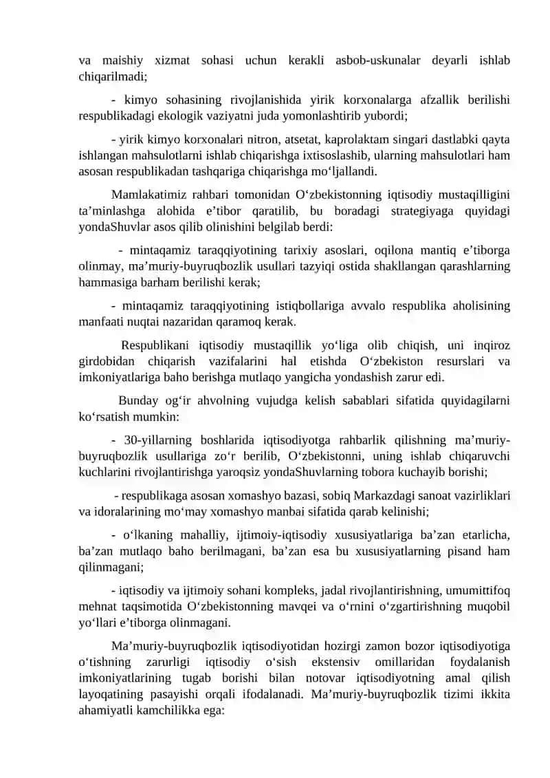 MUSTAQIL O‘ZBEKISTON RESPUBLIKASINING TASHKIL TOPISHI VA UNING TARIXIY AHAMIYATI 4