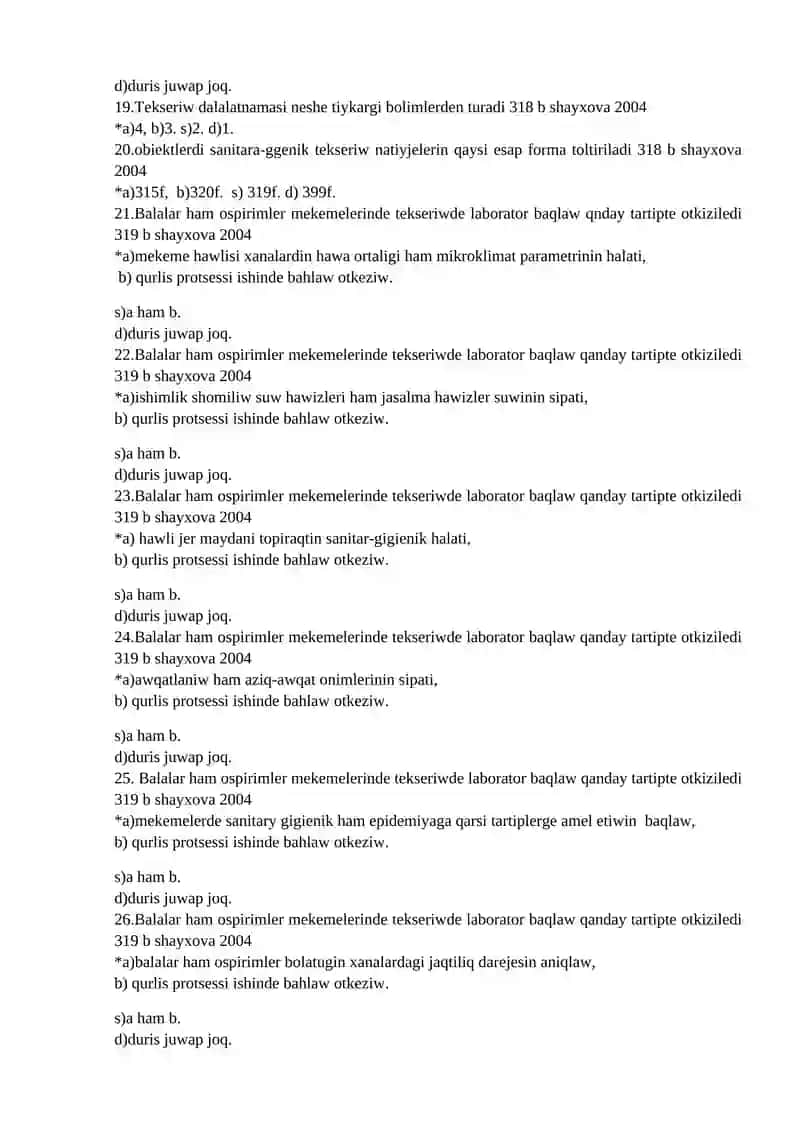 №24 Balalar ham ospirimler makemelerinde kundelikli sanitary bahlaw alip bariw usillari 4