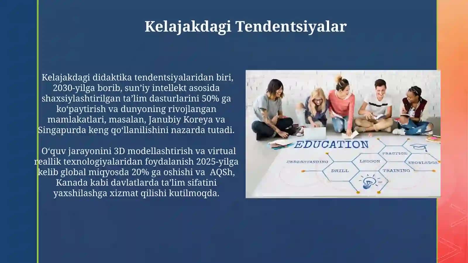 Didaktika TA‘LIM NAZARIYASI SIFATIDA O‘QITISH JARAYONI YAXLIT TIZIM SIFATIDA 4