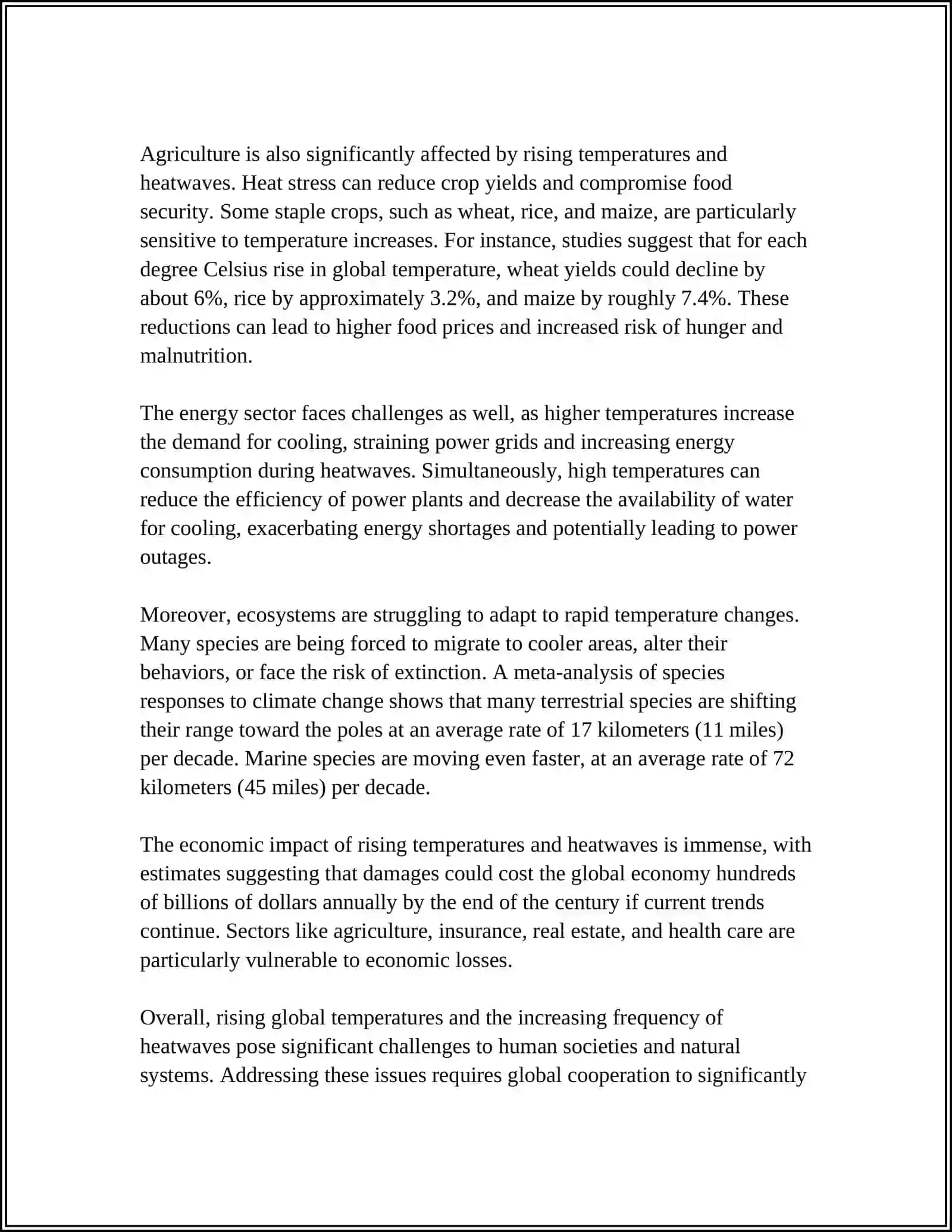 CLIMATE CHANGE AND IT'S EFFECTS 4