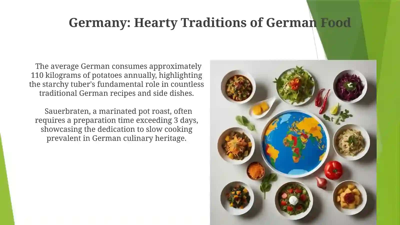 National dishes in the countries whose language is being studied 4