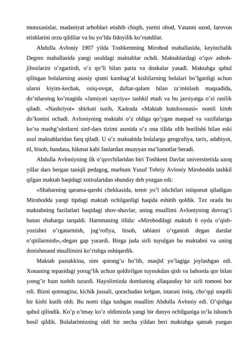 Abdulla Avloniyning pedagogik qarashlari 4