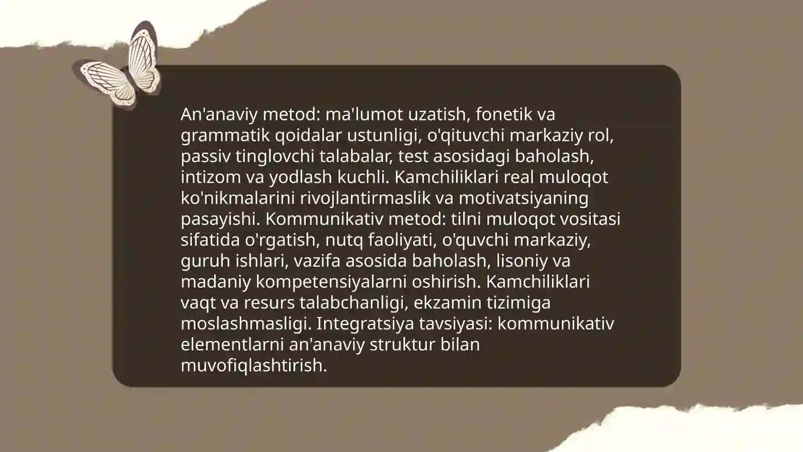 Savod o'rgatish metodlariga qiyosiy-tanqidiy taxlil 4