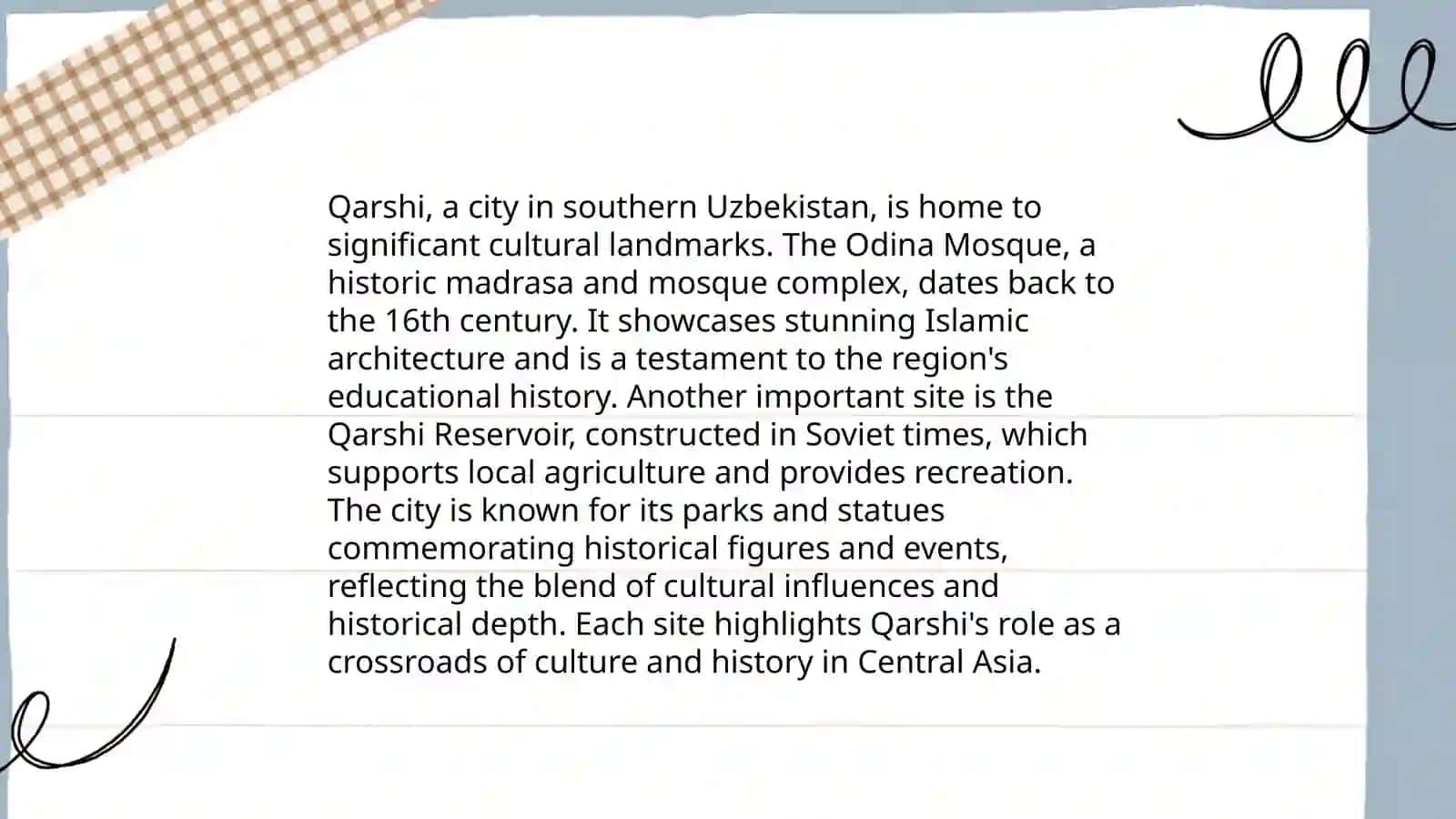 History of Qarshi 4