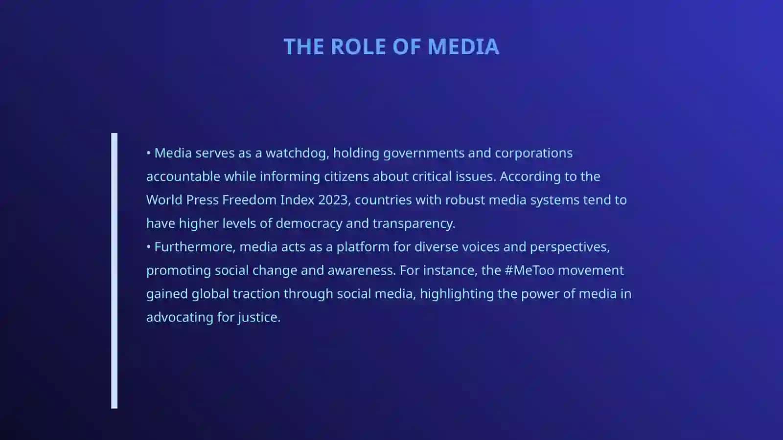 THE MEDIA LANDSCAPE: INFLUENCE AND GLOBAL REACH 4