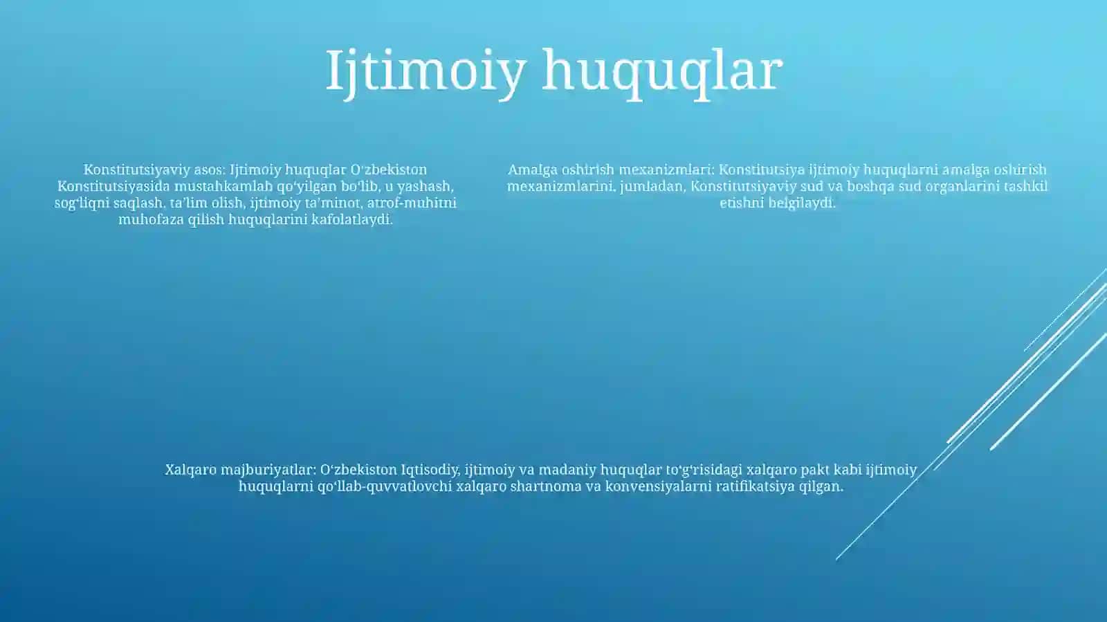 Iqtisodiy Ijtimoiy Madaniy Va Ekologik Huquqlarning Konstitutsiyaviy Asoslari 4