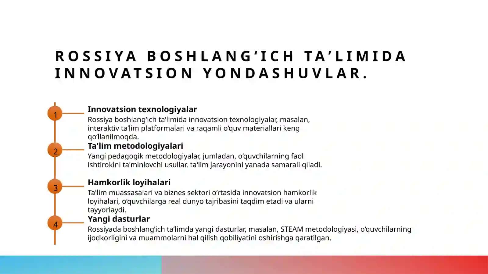 Rossiya Fidiratsiyasida boshlangʻich taʼlim 4