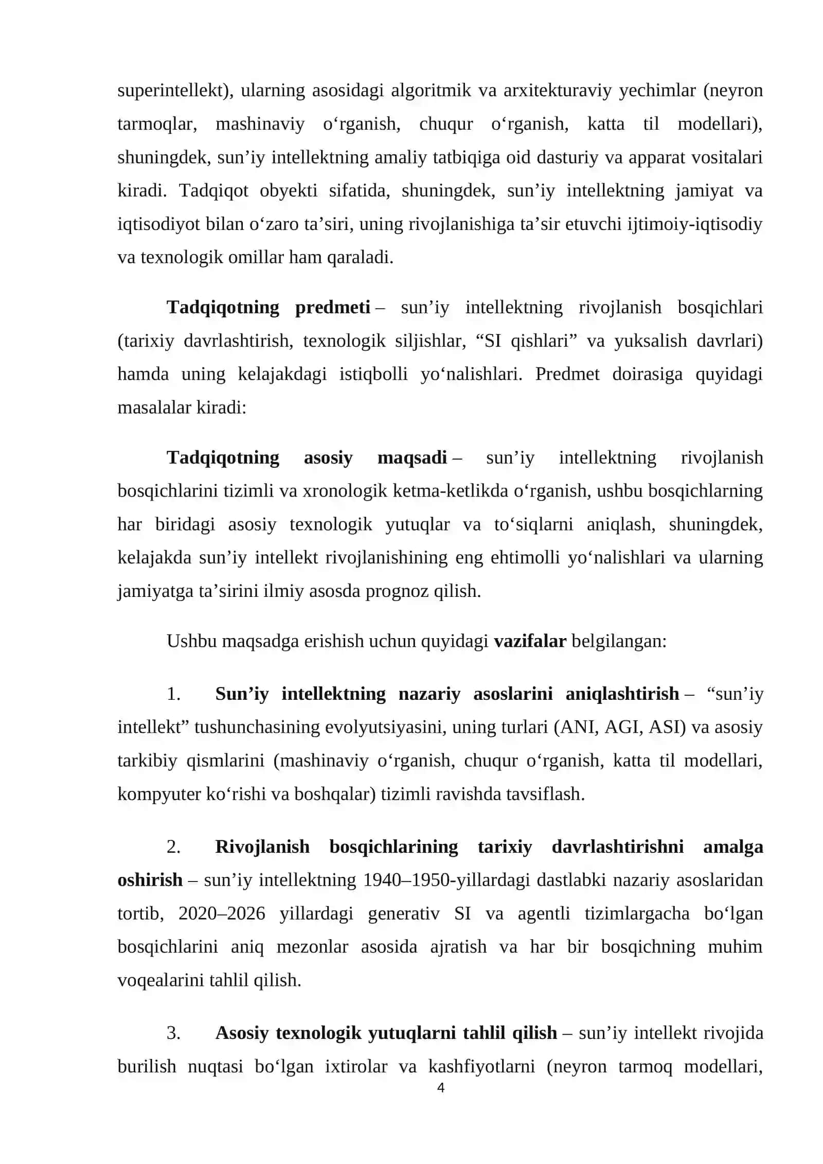 Zamonaviy SI texnologiyalar texnik asoslari 4
