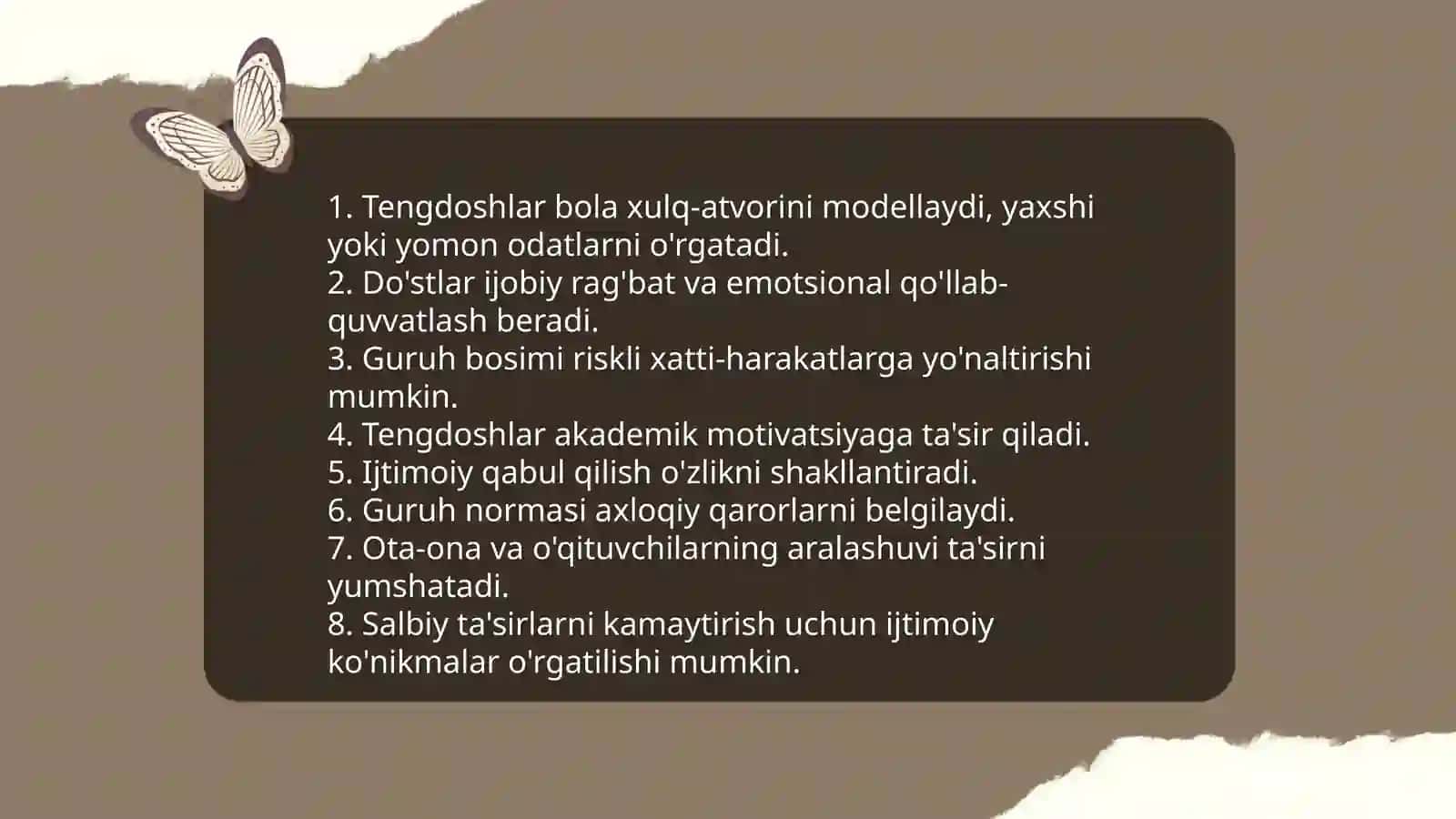Ijtimoiy muhit bolani tarbiyalashning omili sifatida 4