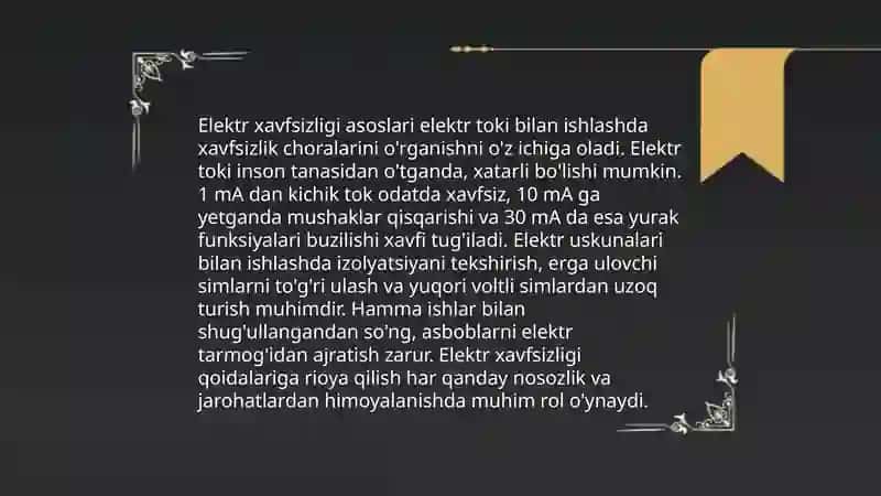 Yerga tutashuvdan himoyaning ishlash prinsipi 4