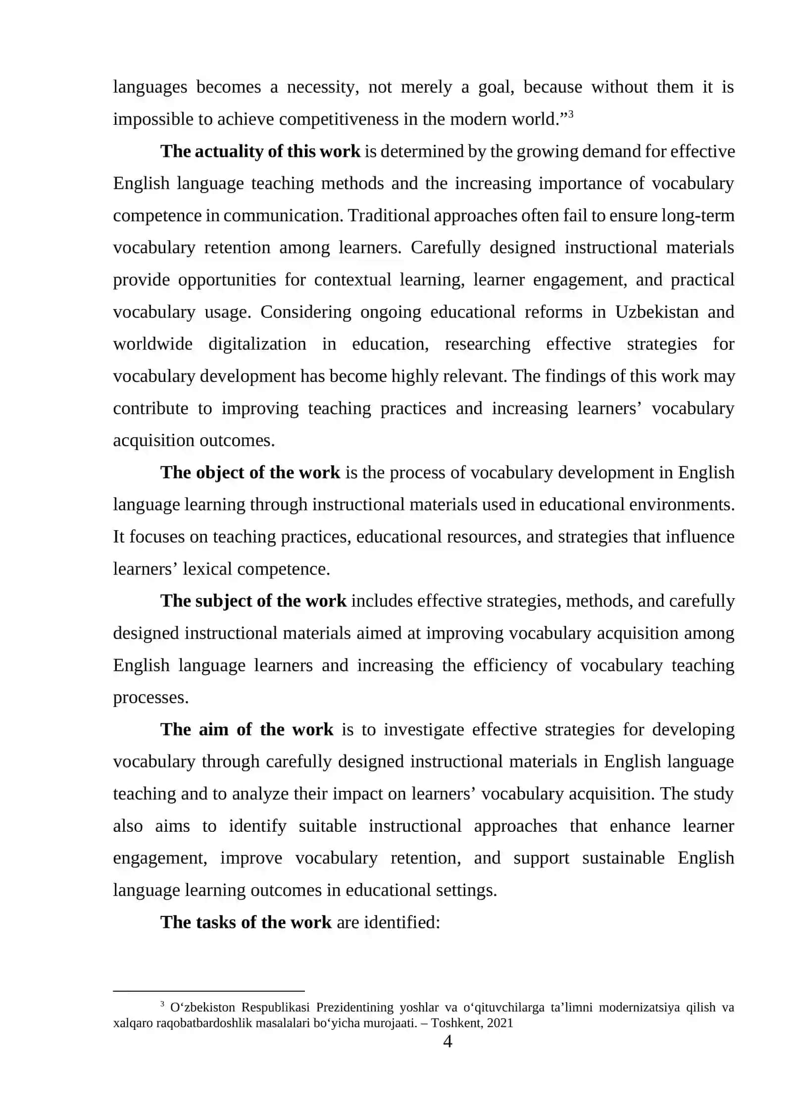 Vocabulary Development Through Instructional Materials 4