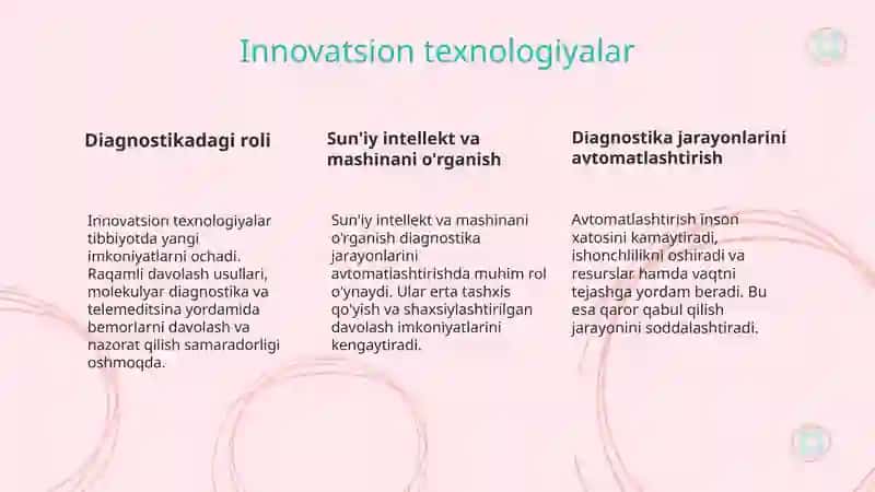 Innovatsion tibbiyotda diagnostika usullari va ularning axamiyati 4