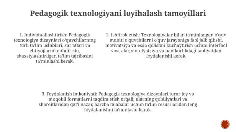 Pedagogik Kompetentlikni Shakllantirishda Pedagogik Texnologiyalarni Loyihalashtirish Va Rejalashtirish 4