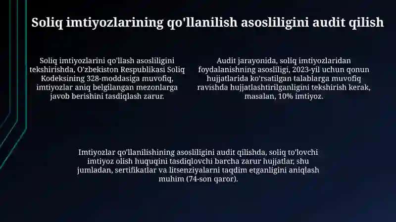 Soliq bazasini aniqlash va hisobotlarni to'ldirish 4