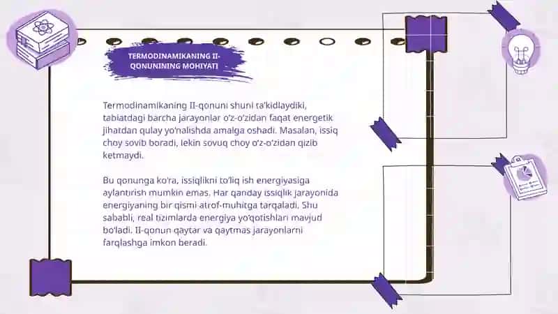 TERMODINAMIKANING II-QONUNI 4