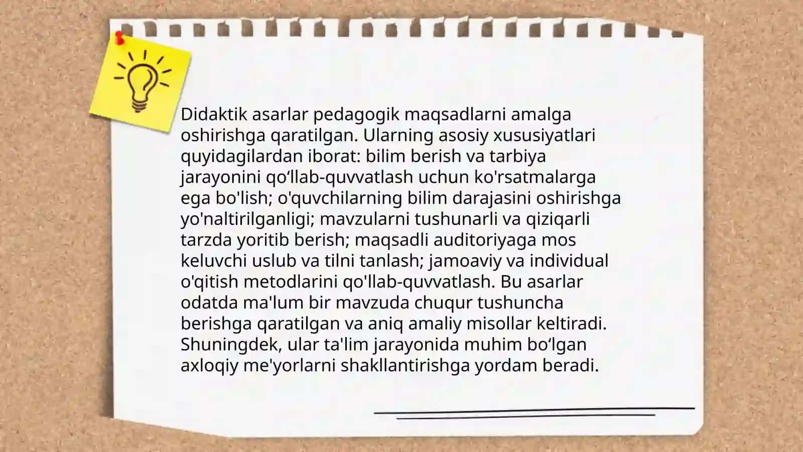 Didaktik adabiyotning tarixi va rivojlanishi 4