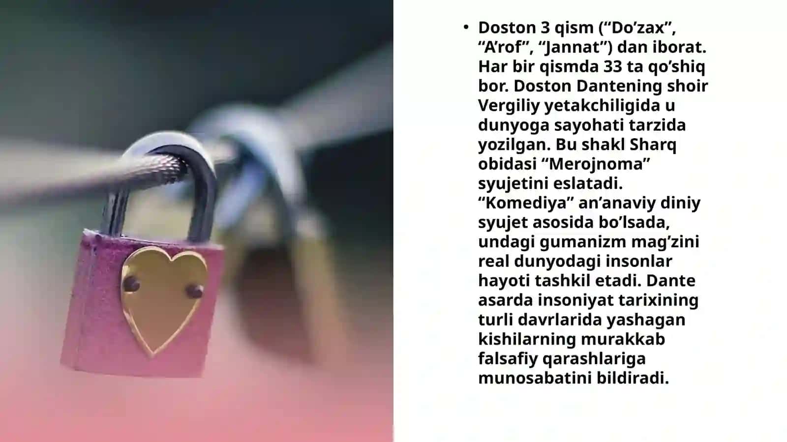 Dante ijodidga sharq badiiy-falsafiy tafakkurining ta’siri 4