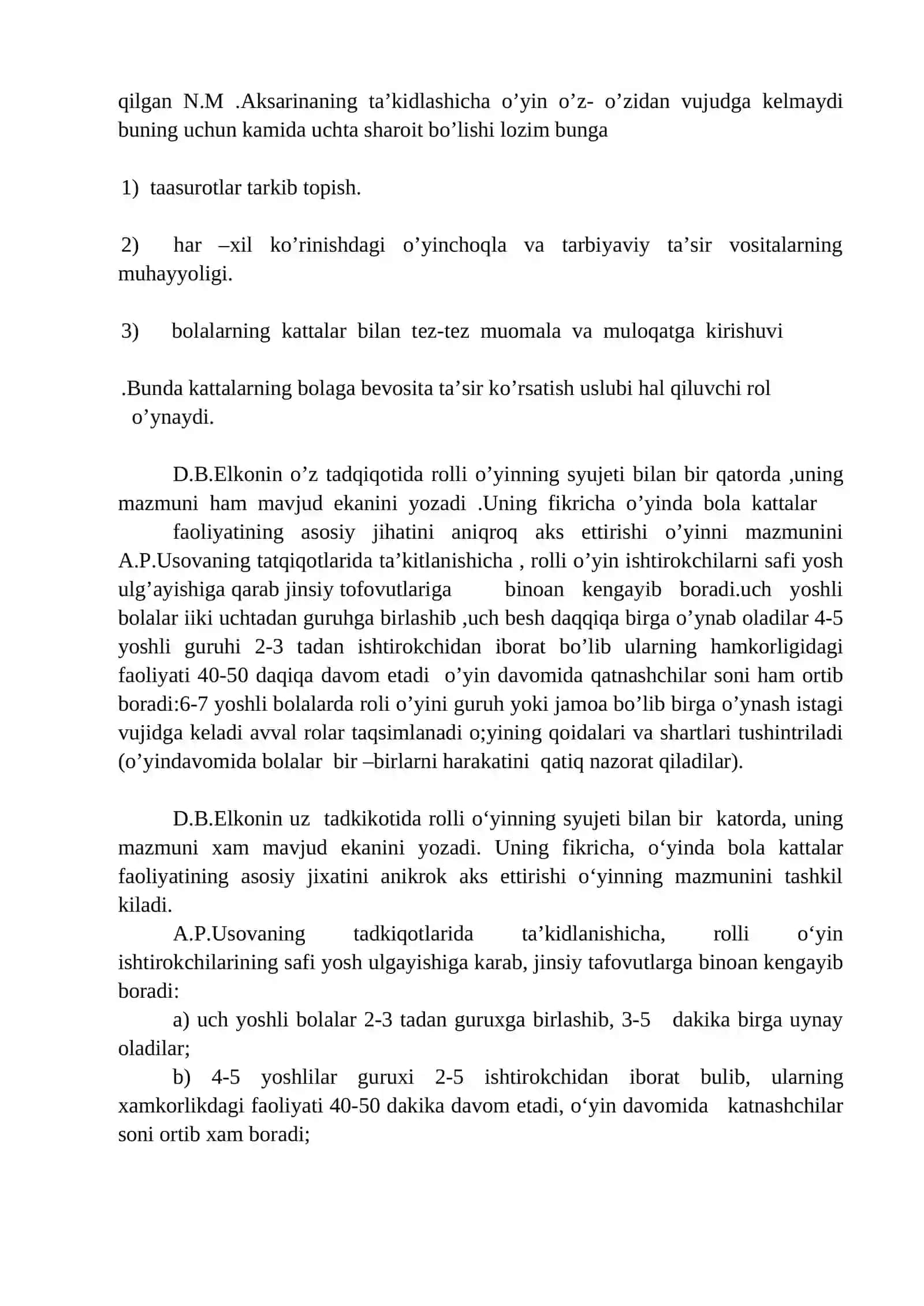O’YIN MAKTABGACHA TA’LIM YOSHIDAGI BOLALARNING YETAKCHI FAOLIYAT SIFATIDA 4