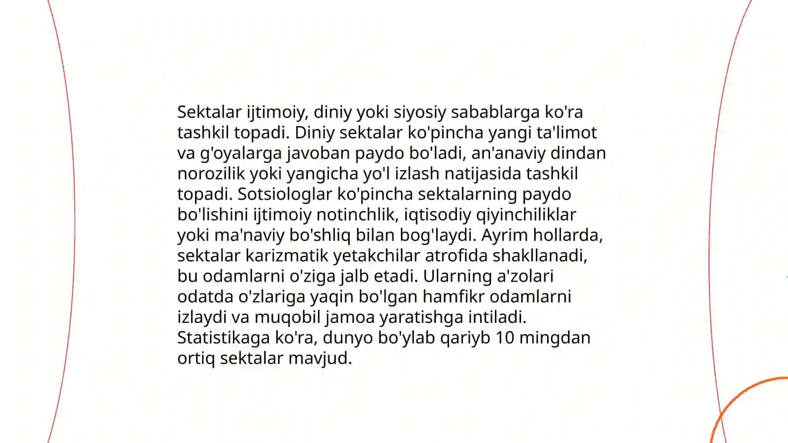 Yangi diniy taʼlimotlar va sektalar 4