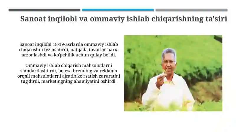 Marketingni kelib chiqish tarixi 4