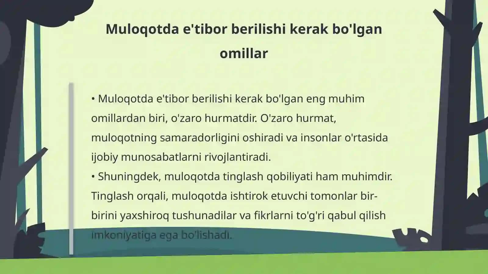 Muomala madaniyati va toʻgʻri muloqot qoidalari 4