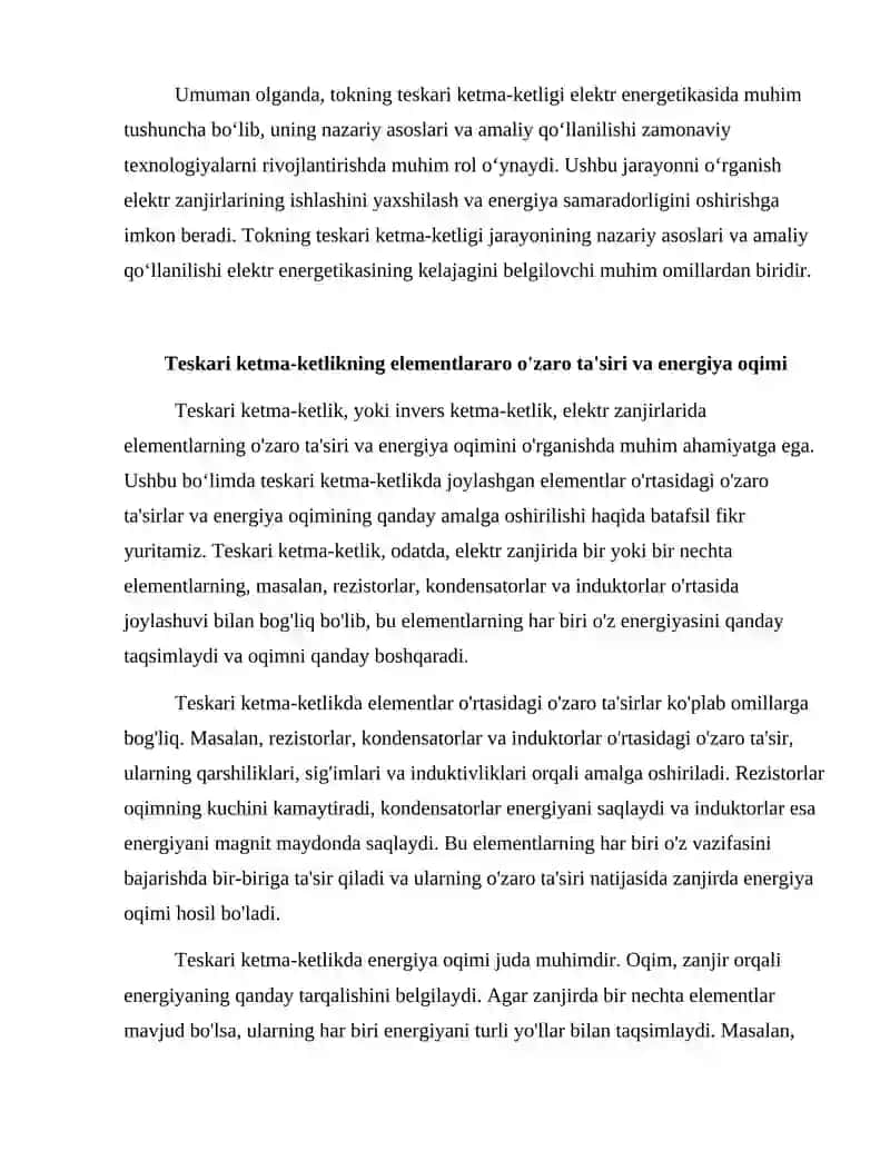 Tokning teskari ketma-ketligi 4