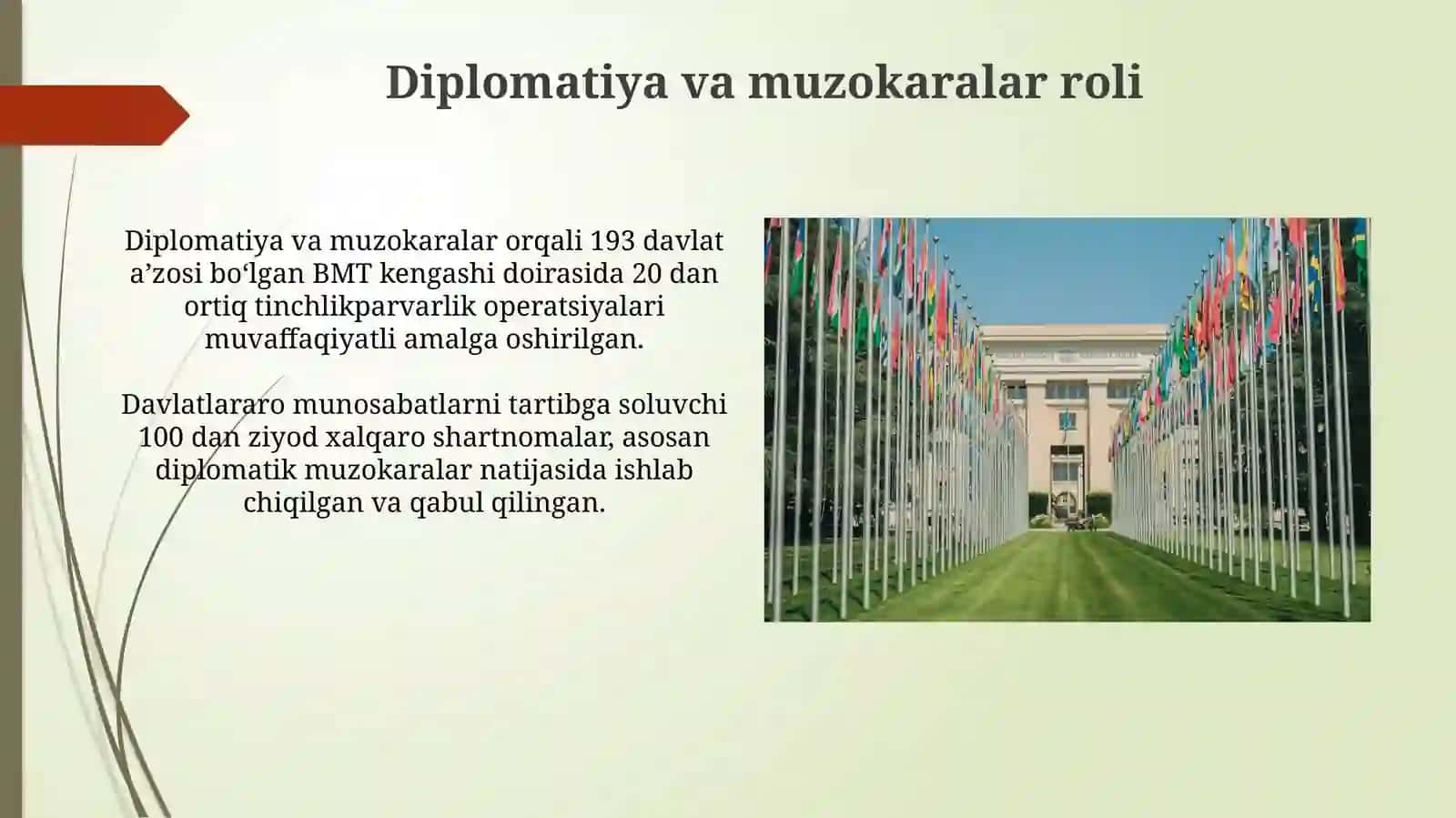 Tinchlik va xavfsizlikni ta’minlash xalqaro hamkorlikni rivojlantirish 4