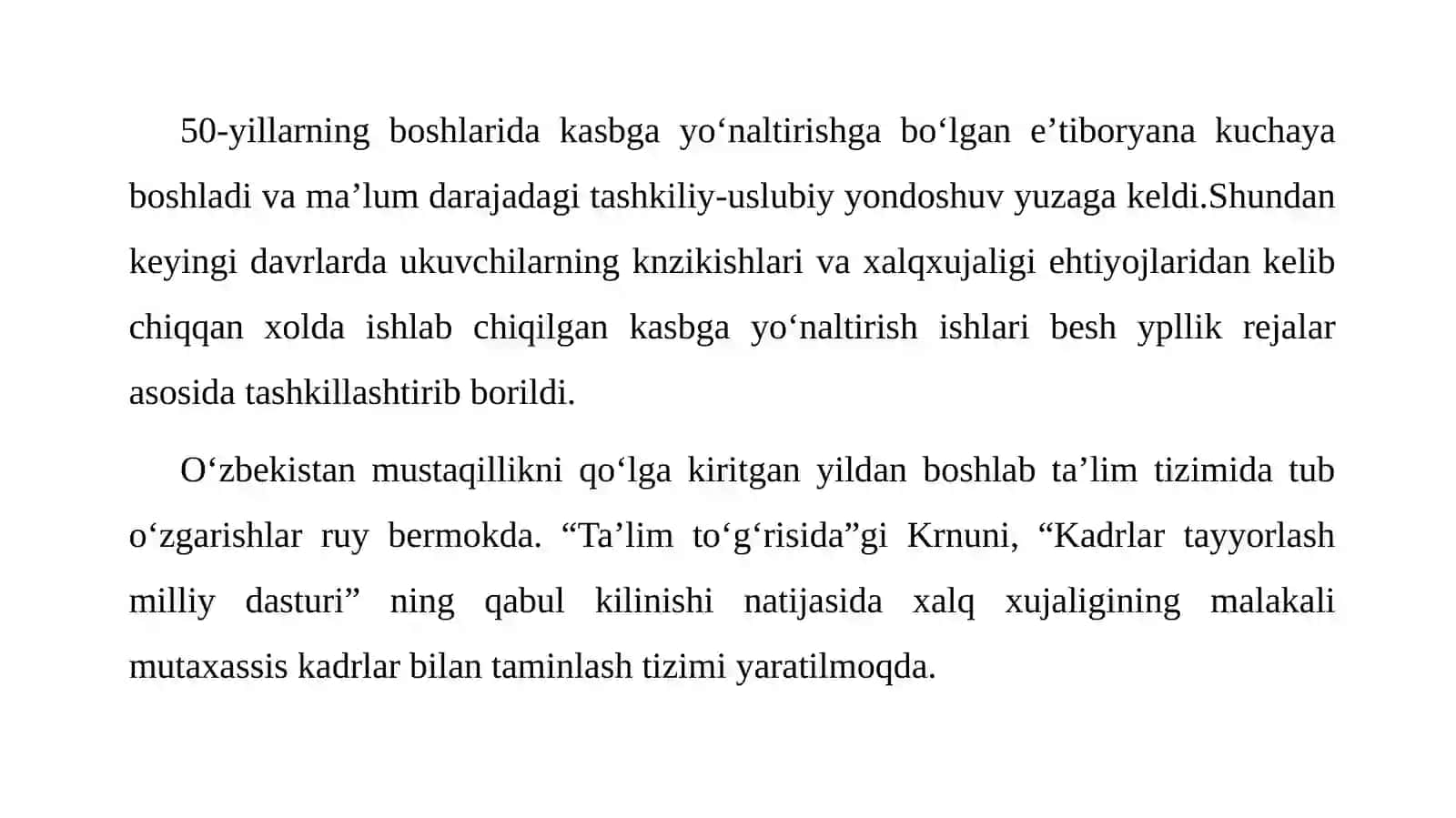 O‘quvchilarni kasb-hunarga yo‘naltirishda pedagogik diagnostika 4
