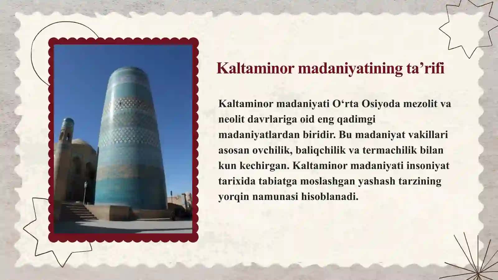 Kaltaminor madaniyati 4