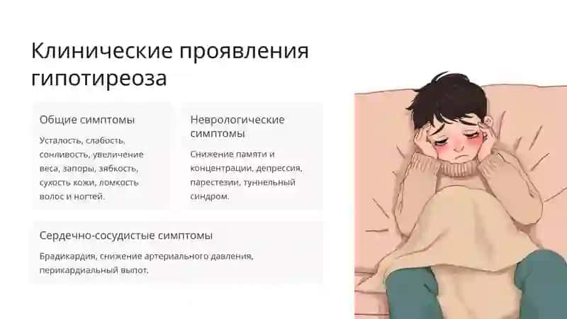 Гипотиреоз и йододефицитное состояние: этиология, патогенез, клиника и лечебные мероприятия 4